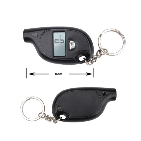 Key Chain Tire Pressure Gauge
